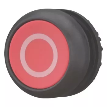 Eaton M22S-D-R-X0 tipkalo, crveno/crno, plastika, IP66/IP67/IP69, 29,7 mm x 29 mm 216606