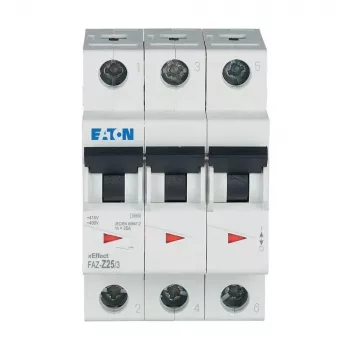 Eaton FAZ-Z25/3 zaštitni prekidač strujnog kruga 25A 3-polni Z-karakteristika 278929