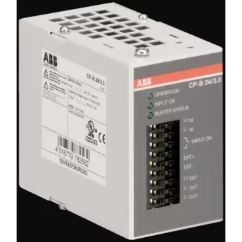 ABB CP-B 24/3.0 modul za puferiranje napajanja, 24 V DC, 3 A, DIN tračnica 1SVR427060R0300