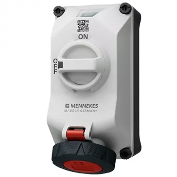 MENNEKES DUOi Wall-Mounted Socket 5612506G 16A 5P 6h 400V IP69