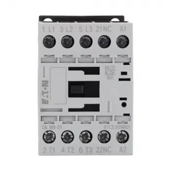 Eaton DILM9-01 kontaktor, 3-polni, 9 A, 24 V AC zavojnica 276729