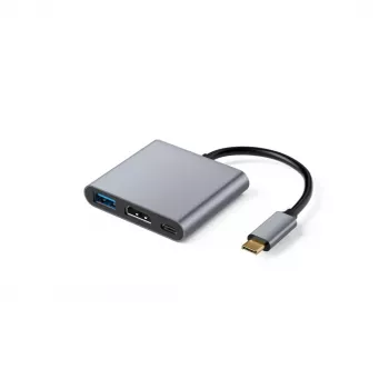 SHIVERPEAKS BS14-05029 USB-C višeportna dokirna stanica 3-u-1, HDMI, Power Delivery, USB 3.0 hub