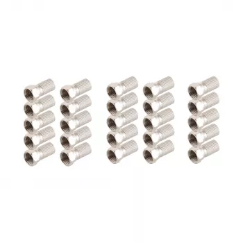 SHIVERPEAKS F-utikač 6,7 mm s velikom maticom, paket od 25 (BS85009-A-SET25)