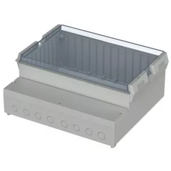 Bopla RCP 2500 upravljačko kućište, 257 x 217 x 132,5 mm, ABS/polikarbonat, svijetlosivo 41250109