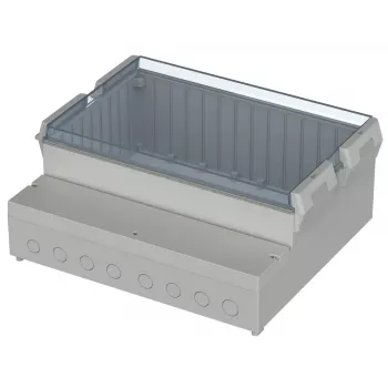 Bopla RCP 2500 upravljačko kućište, 257 x 217 x 132,5 mm, ABS/polikarbonat, svijetlosivo 41250109