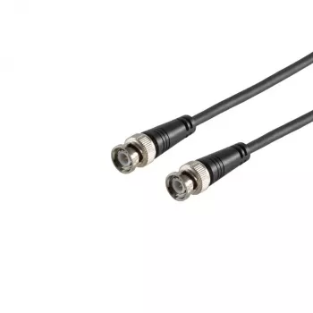S CONN MAXIMUM CONNECTIVITY BNC utikač na BNC utikač RG59 koaksijalni kabel, 75 Ohm, 1,0m, crni 77601