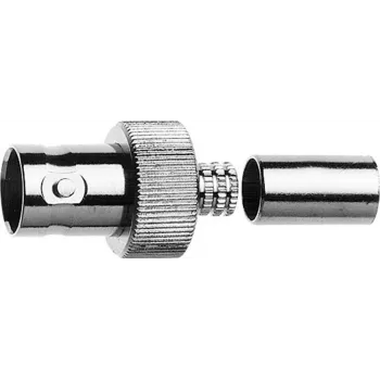 Telegärtner BNC kabel utičnica crimp G16 75 Ohm, crimp/crimp, A0806, G16 (0,6/3,7 D) - 1 komad J01003A1353