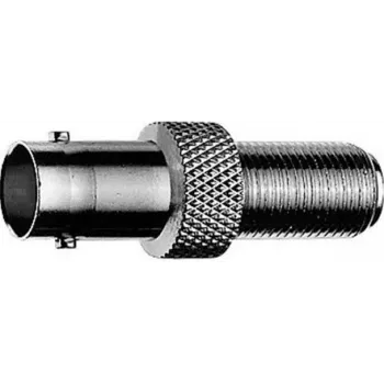 Telegärtner J01008A0021 BNC utičnica na utičnicu ugradbeni adapter, 50 Ohm, pokositreni mesing, crni