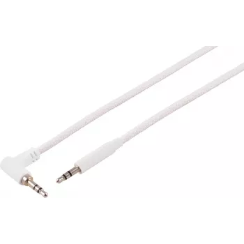 S CONN MAXIMUM CONNECTIVITY 3,5mm kutni na ravni TRS audio kabel, bijeli, 2m 14-07036