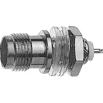 Telegärtner TNC ugradbena utičnica, izolirana, 50 Ohm, lemljeni priključak, nikal/zlatо (J01011A0013)