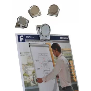FRANKEN HMC35 magnetska kopča, 40 x 35 mm, sila držanja 500 g, srebrna