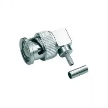 Telegärtner J01000A0010 BNC kutni kabel utikač, crimp/lemljenje, G07, 50 Ohm, za RG 316/U