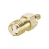 Telegärtner J01151A0611 SMA kabel utičnica, crimp G05, za RG-223/U, RG-142 B/U, zlatna