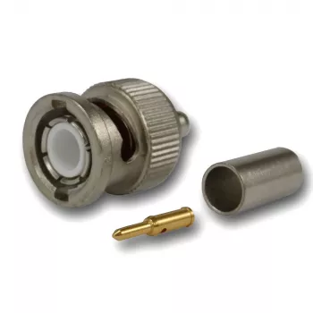 Telegärtner BNC crimp utikač 50 Ohm za RG-58 C/U, nikal/zlatni, 4 GHz J01000L1255Z