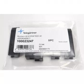Telegärtner DIN 41622 tip B 8 asimetrična 8-polna PCB utičnica, lemljeni spoj J00040A0911