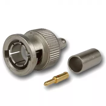 Telegärtner BNC utikač crimp spojnica 75 Ohm za RG59/RG62/RG179/RG187/RG316 J01002A0030