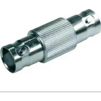 TELEGÄRTNER BNC utičnica na BNC utičnicu koaksijalni adapter, 50 Ohm, poniklani mesing, ravna čahura J01004A0618