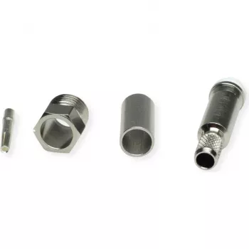 TELEGÄRTNER TEGA J01701A0007Z FME kabel utičnica crimp RG58C/U 50 Ohm nikal/pozlaćena