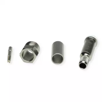 TELEGÄRTNER TEGA J01701A0007Z FME kabel utičnica crimp RG58C/U 50 Ohm nikal/pozlaćena