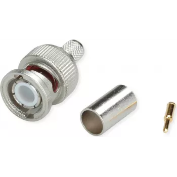 Telegärtner BNC Crimp Connector Professional, 50 Ohm, for LMR-240, 5-Pack