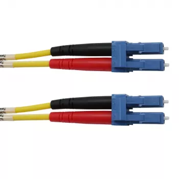 TELEGÄRTNER LC na LC Single-Mode OS2 duplex patch kabel, 5 m, žuti
