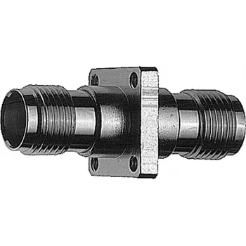 Telegärtner TNC Female to TNC Female Straight Coaxial Adapter, 50 Ohm, DC to 11 GHz, Nickel-Plated Brass