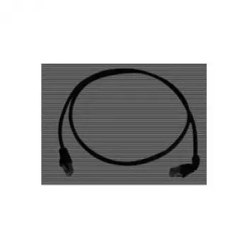 Telegärtner 100008676 CAT 6a S/FTP RJ45 Patch Cable, 5 m, Black, Flame Retardant, with Kink Protection