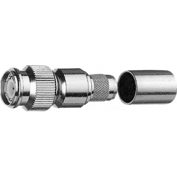 Telegärtner TNC Crimp Cable Plug G42, 50 Ohm, Telealloy, 2.7/7.1, 5 Pieces (J01010A0053)