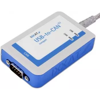 IXXAT USB-to-CAN V2 compact sučelje, galvanski odvojeno, 1x CAN/CAN FD, USB 2.0, D-Sub 9 1.01.0281.12001