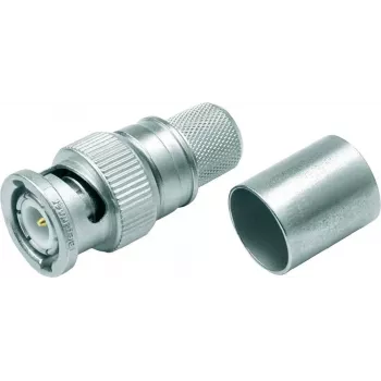 Telegärtner BNC Cable Plug Crimp G37 50 Ohm, Crimp/Crimp, Professional, A3326, G37 (2.7/7.25) - 5 Pieces (J01000A0061)