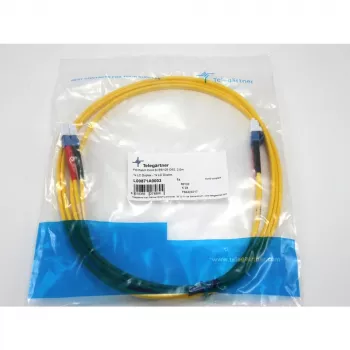TELEGÄRTNER LC na LC single-mode OS2 duplex optički patch kabel, 2 m, žuti L00871A0003