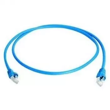 TELEGÄRTNER Cat.6A S/FTP Patch Cable, 1.5 m, Blue, LSZH, RJ45, 500 MHz L00001A0288