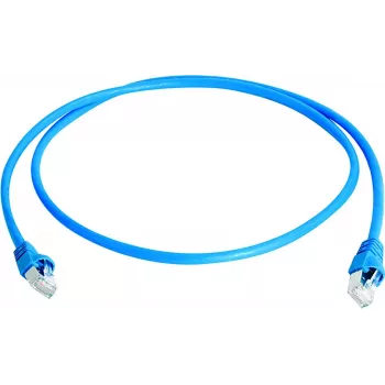 TELEGÄRTNER Cat.6A S/FTP Patch Cable, 1.5 m, Blue, LSZH, RJ45, 500 MHz L00001A0288