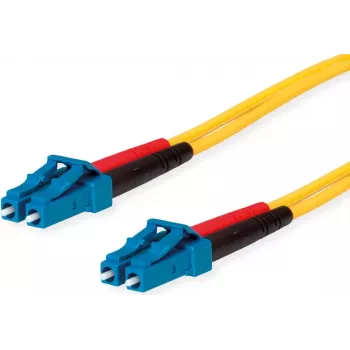Telegärtner LC to LC Single-Mode OS2 Duplex Patch Cable, 3m, Yellow L00872A0002