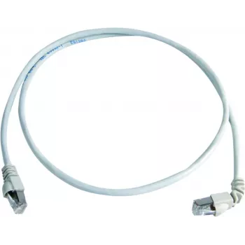 Telegärtner Cat.7 Raw Cable MP8 FS 600 LSZH 2.0m, 1x90-degree Network Cable White 2 m L00001A0164