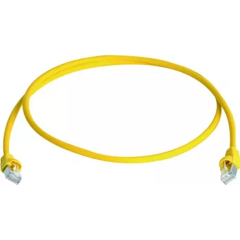 Telegärtner 100028074 Cat6a S/FTP Patch Cable, 5.5 m, Yellow