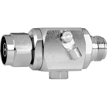 Telegärtner J01028A0034 N-Type Surge Arrester, Plug-Jack, with Gas Discharge Tube, 90 V, 1.5 GHz