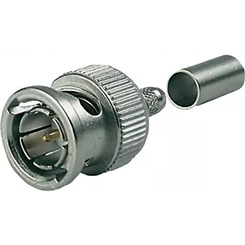 Telegärtner J01002A0058 BNC kabel utikač G04, crimp, HDTV, 75 Ohm, za RG-179B/U