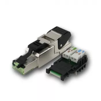 TELEGÄRTNER DataVoice Office Cat.6A oklopljeni RJ45 konektor za terensku montažu, 5-9 mm J00026A2003