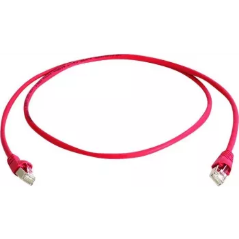 Telegärtner MP8 FS 600 Cat.7 S/FTP patch kabel, RJ45 utikač na RJ45 utikač, 50 m, crveni