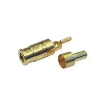 Telegärtner SMB utičnica PCB konektor, ravni, 50 Ohm, pozlačena