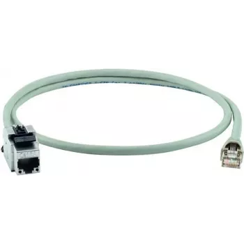 Telegärtner L00004A0128 Cat.6A S/FTP patch kabel, 7,5 m, sivi