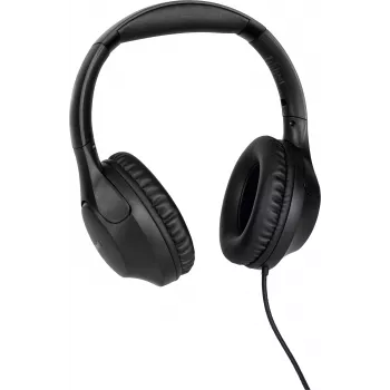 TechniSat Stereoman 3 zatvorene žičane slušalice s mikrofonom, 3m kabel, crne 0000/9105