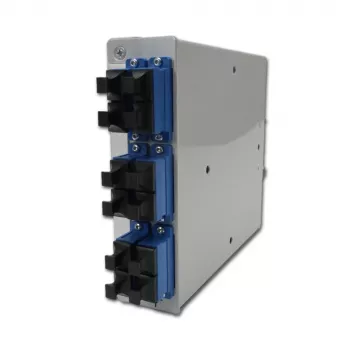Telegärtner STX DIN-šinski optički razdjelnik, 6x SC duplex singlemode, 12-vlaknasta spojna kaseta, pigtail, spremno za spajanje H82050E0002