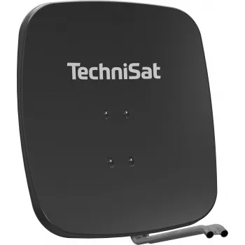 TechniSat SATMAN 65 PLUS satelitska antena – 65 cm, 35,7 dBi pojačanje, HDTV, montaža na stup, svijetlosiva