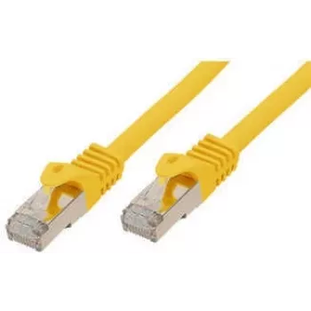S CONN standardni patch kabel Cat. 6A s Cat.7 sirovim kabelom S/FTP dvostruko oklopljeni bez halogena žuti 50,0 m 16675550Y