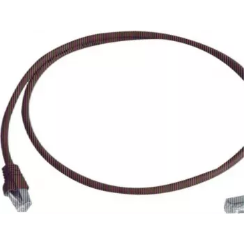 Telegärtner S/FTP Cat 6A patch kabel, PiMF, 1m, crveni, jedan kutni utikač, LSZH L00000A0196