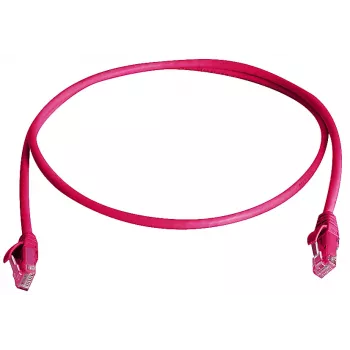 Telegärtner 100009033 RJ45 patch kabel, CAT 6, 10,0 m, crveni, vatrootporni, sa zaštitom od savijanja