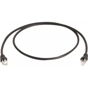 Telegärtner Cat 6A S/FTP patch kabel, 1,5 m, crni L00001A0169