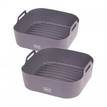 LURCH set silikonskih kalupa za fritezu na vrući zrak, 2 dijela, 17 x 17 cm 00070205